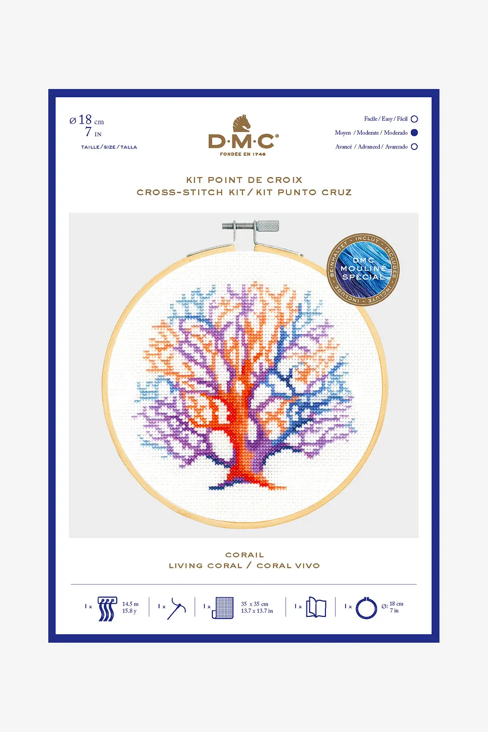Kit Point De Croix DMC - N°8 - Fil Assorti - Thème Chanson - Neuf - Pour Broderie Créative