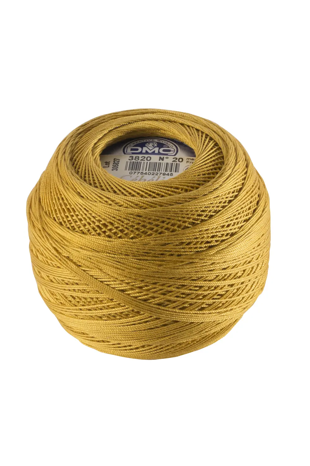 Fil à Crocheter Cébélia Gross. 20 - 100% Coton, Pelote 50g, Couleur Blanc