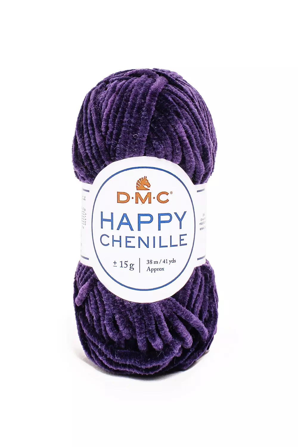 Happy Chenille - Bleu 26 - DMC - Pelote de laine