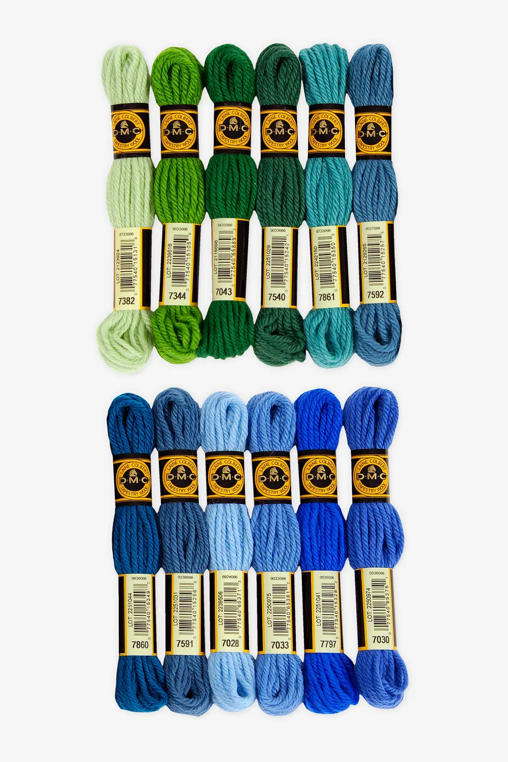 The Ocean Sky Tapestry Wool 12 Pack DMC