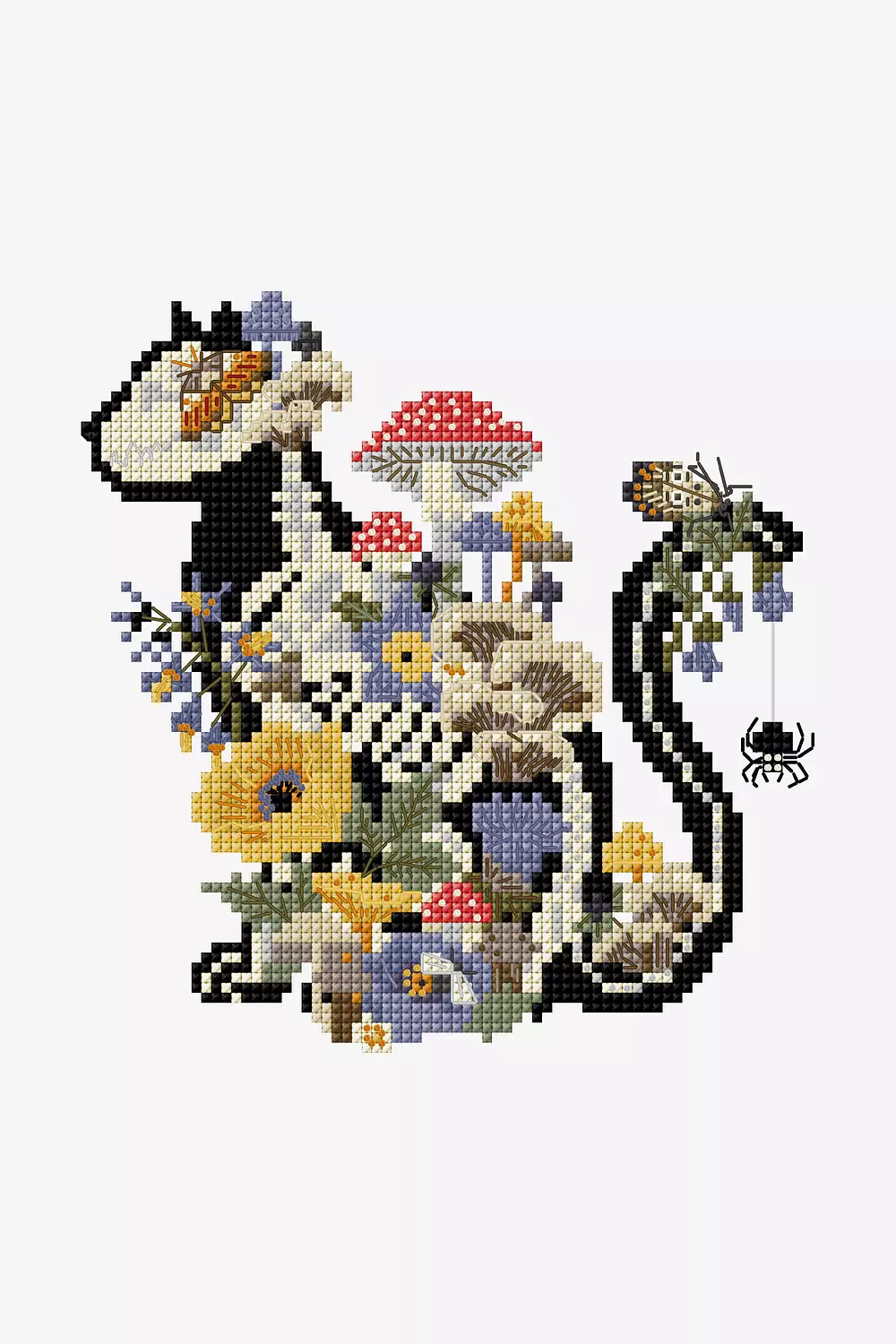 DMC Cross Stitch Kit - Cat - Stitched Modern