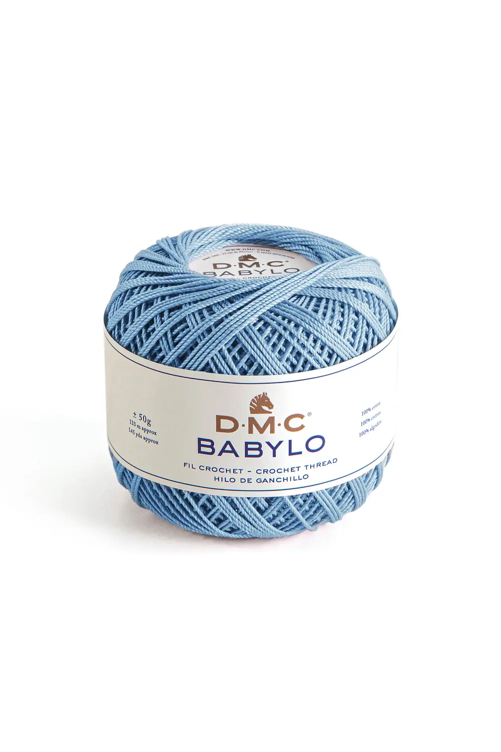 Hilo De Ganchillo DMC Babylo - Algodón 100% Fibra Larga, Suave Y Sedoso, Perfecto Para Tus Proyectos De Decoración