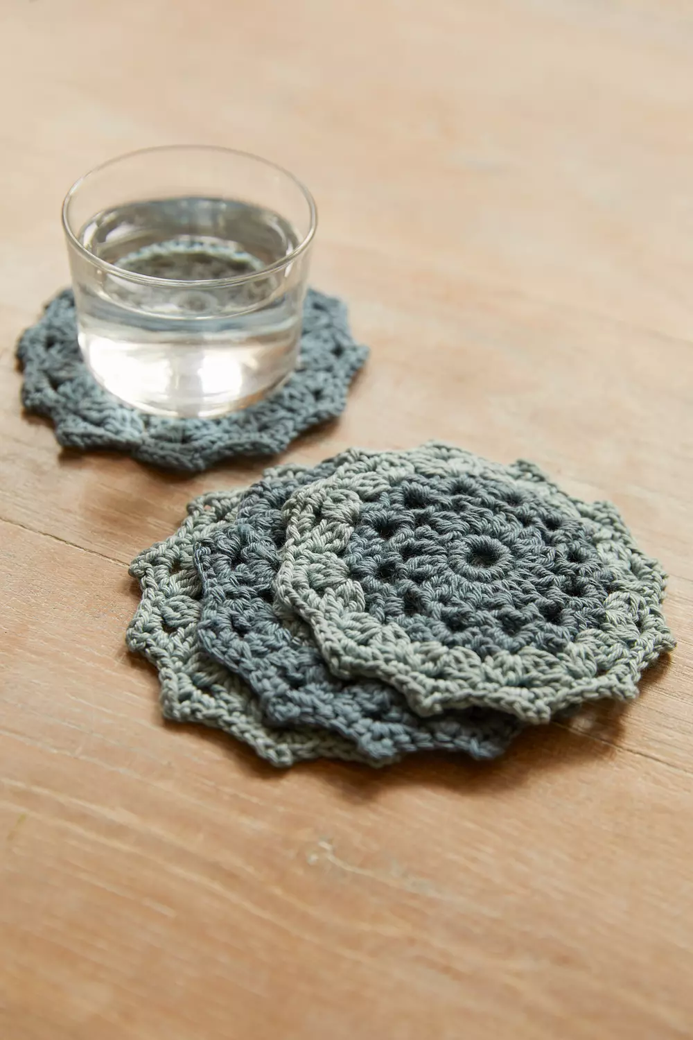 The Mandala Coasters Crochet Kit DMC