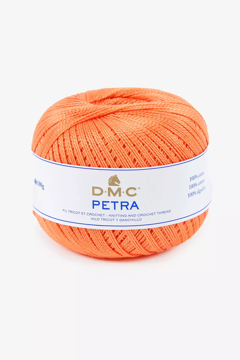 DMC Petra Yarn, 100 Percent Cotton, Off White, Size 5