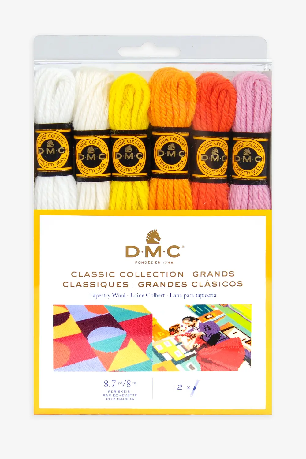 Wool-embroidery yarn DMC