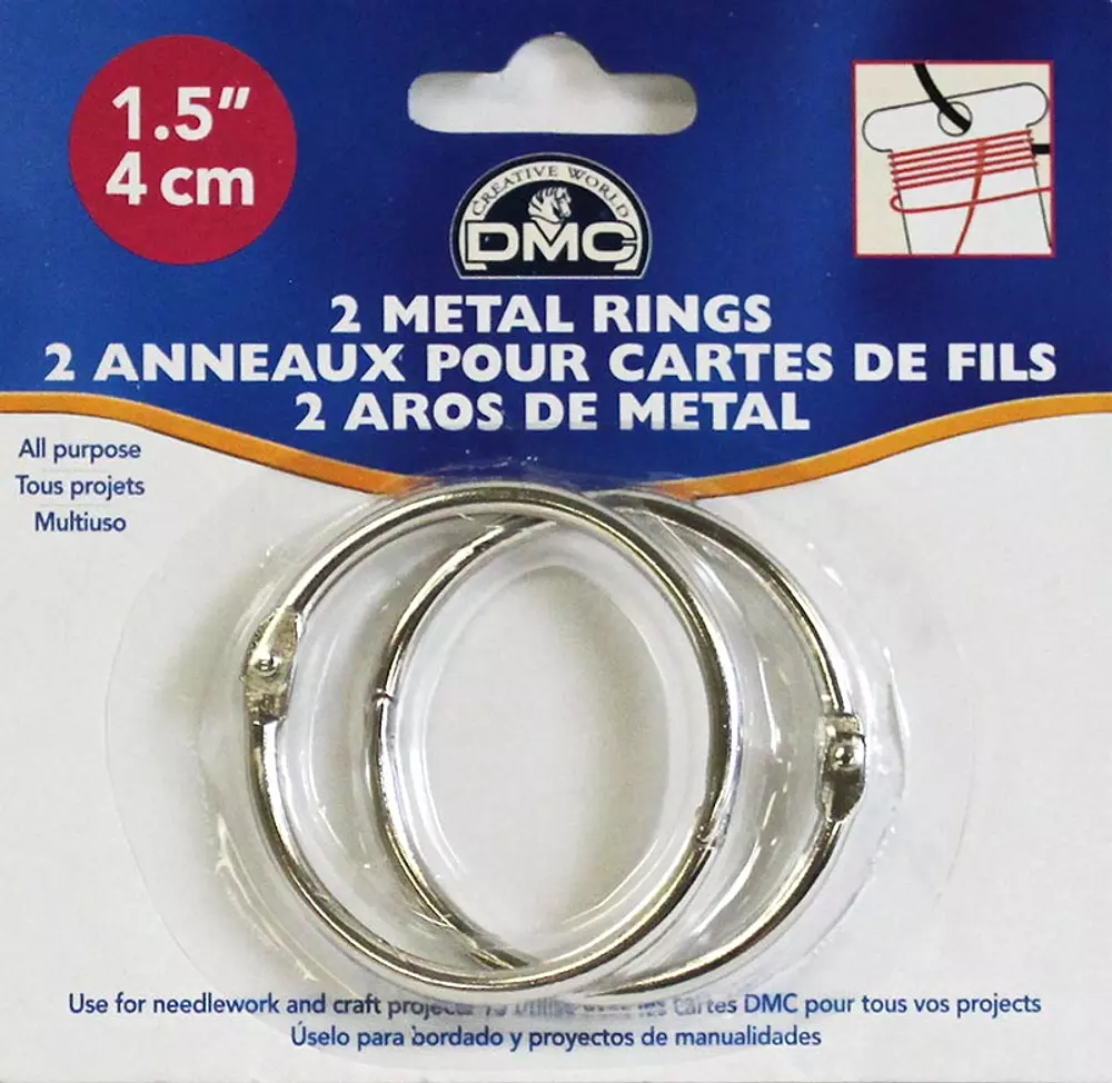 DMC Metal Craft Rings 1 Â½  - DMC