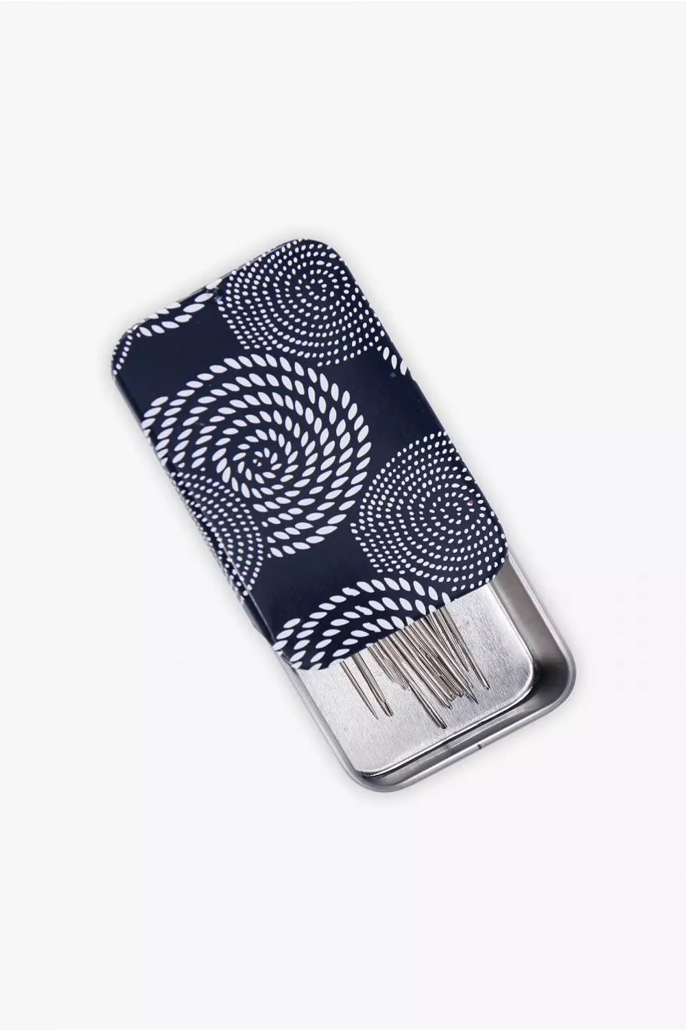 The Beadsmith Two Sided Magnetic Needle Case Basic Elements 6.25 x 3.25 x .75, Snap Closure, One Side Printed with Needle Sizes Keep Your Needles