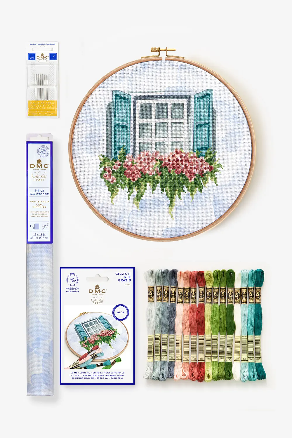 Kit De Broderie Point De Croix Compté Design Works – Motif Zèbres Colorés – 30,5 X 30,5 Cm