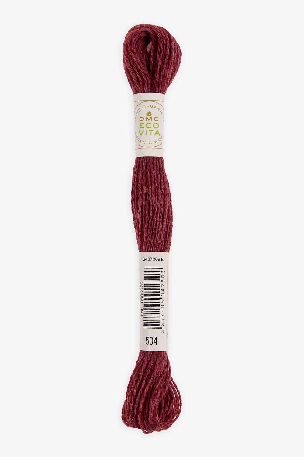 DMC Eco Vita Wool Thread Skeins DMC Eco Vita Wool Thread Skeins 100%  natural organic wool thread made in ItalyUses dyes from natural sources  including berries, leaves, nuts60 shades ideal for Crewel