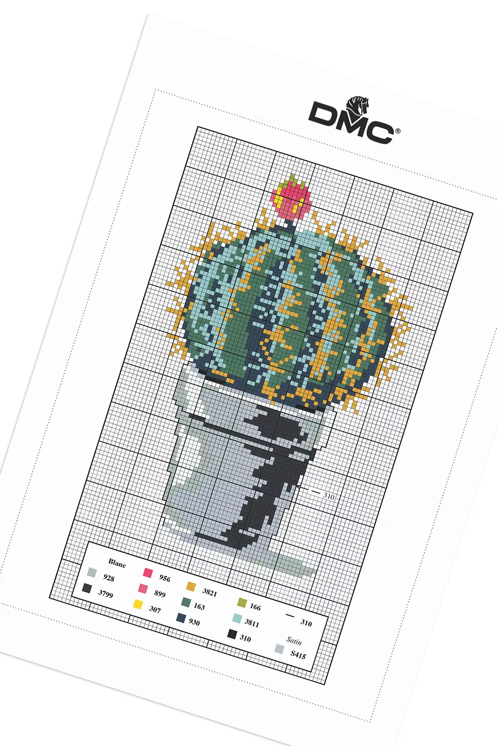 Cross Stitch Pattern Book: Cacti and Succulents - Embroidering