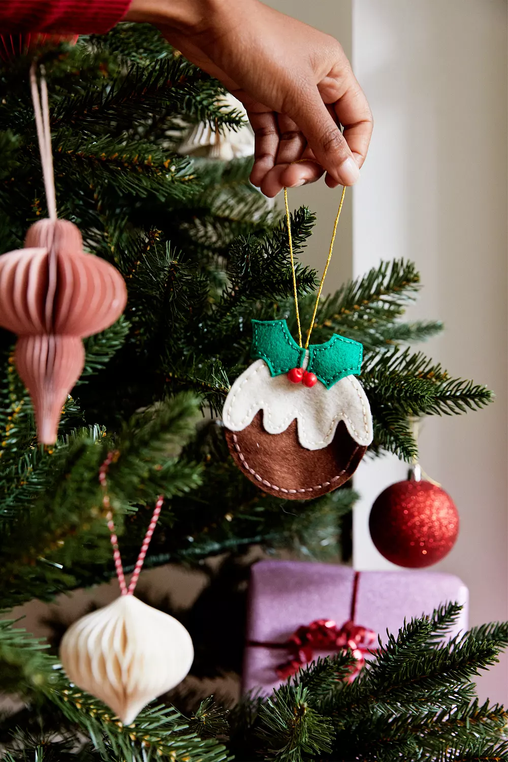Décoration de pudding de Noël personnalisée – Dyefor