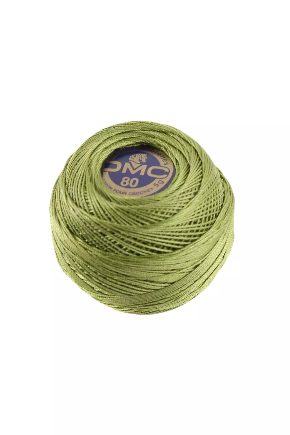 6 fils de coton spécial crochet 55 m - rose-orange-camel-vert