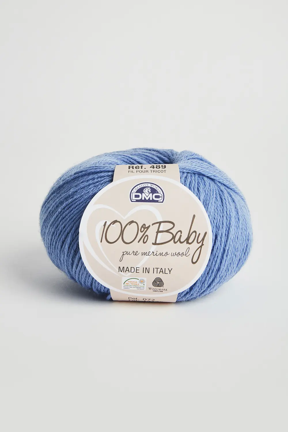 Laine 100% Baby - 50 g - bleu layette - Scrapmalin