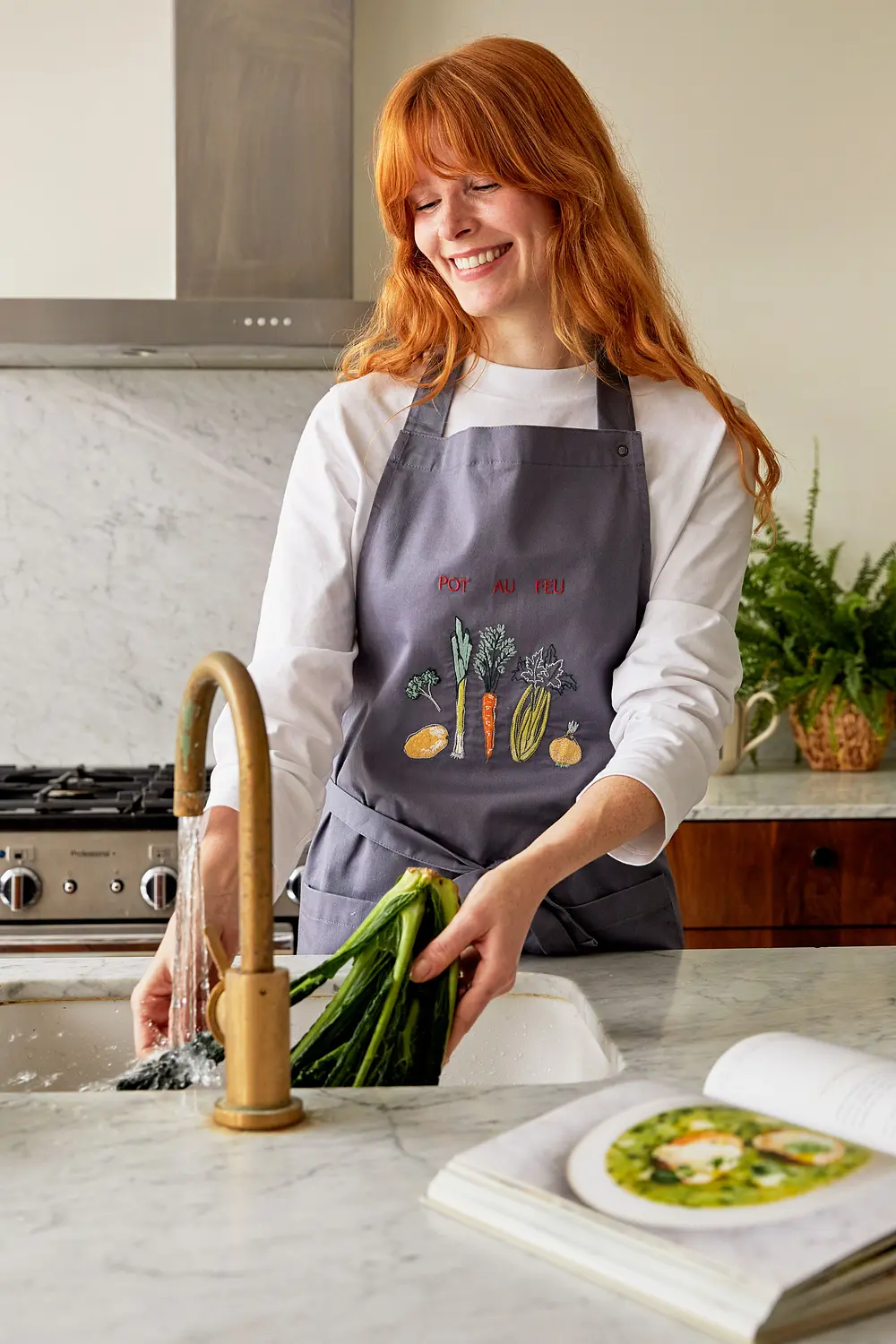 Canovaccio cucina da ricamare in cotone fantasia