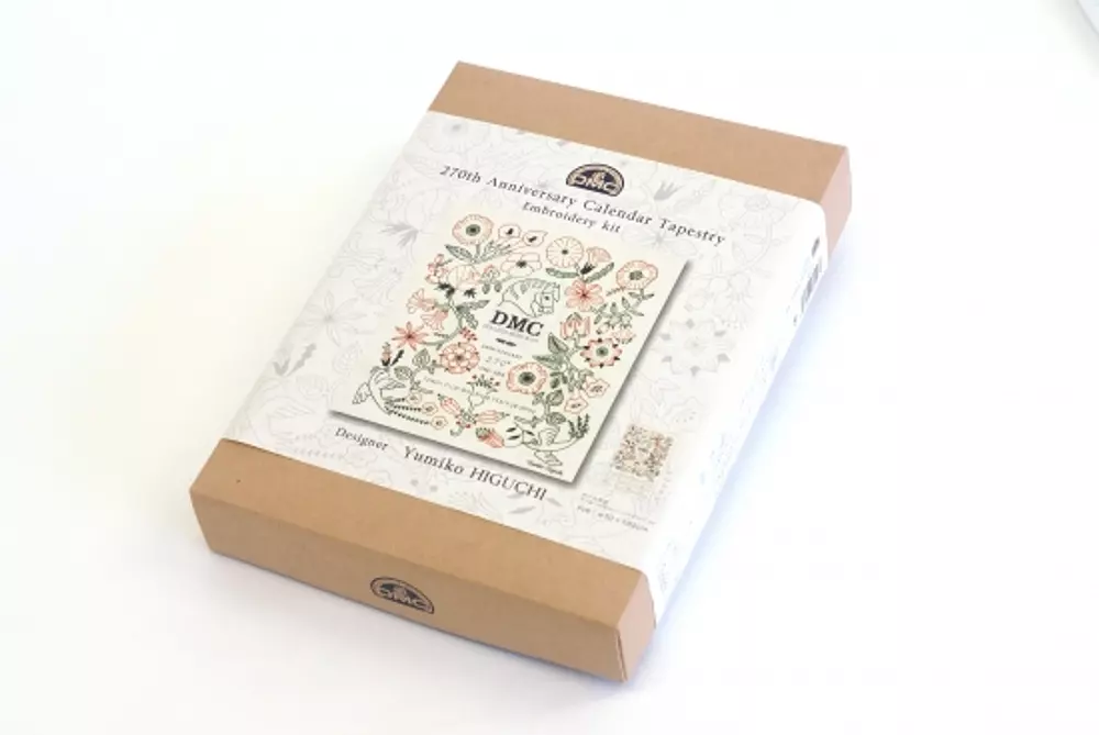 SALE】Yumiko HIGUCHI ×DMC Embroidery Tapestry Kit -DMC 270th Anniversary  Calendar- - DMC