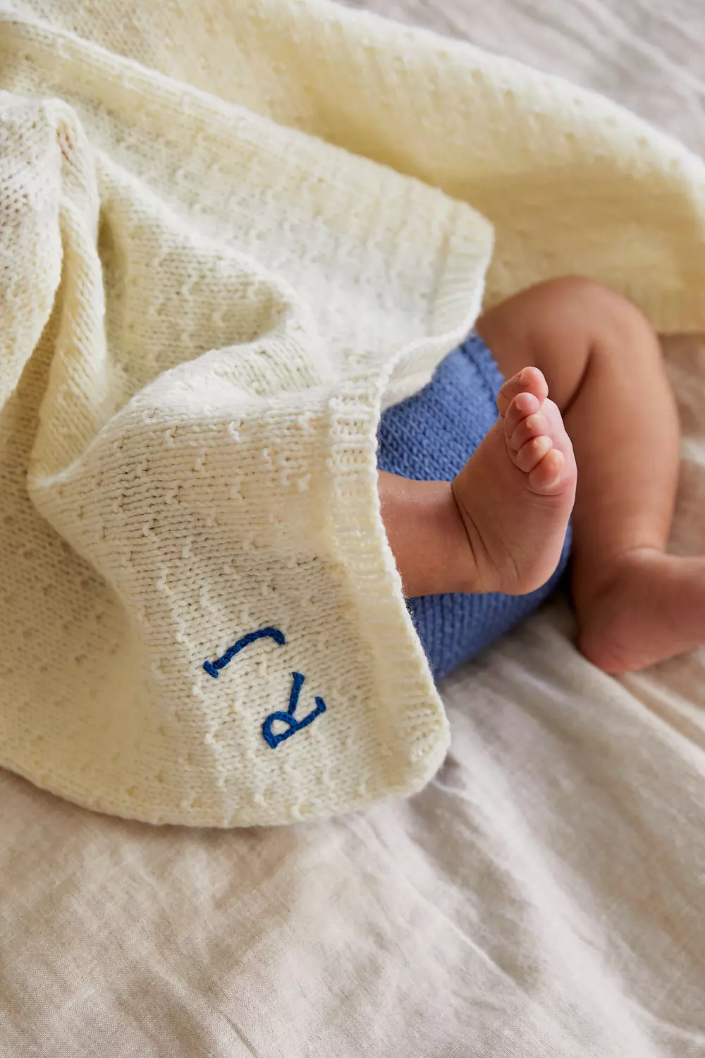 Kit tricot - Couverture personnalisée pour bébé - DMC