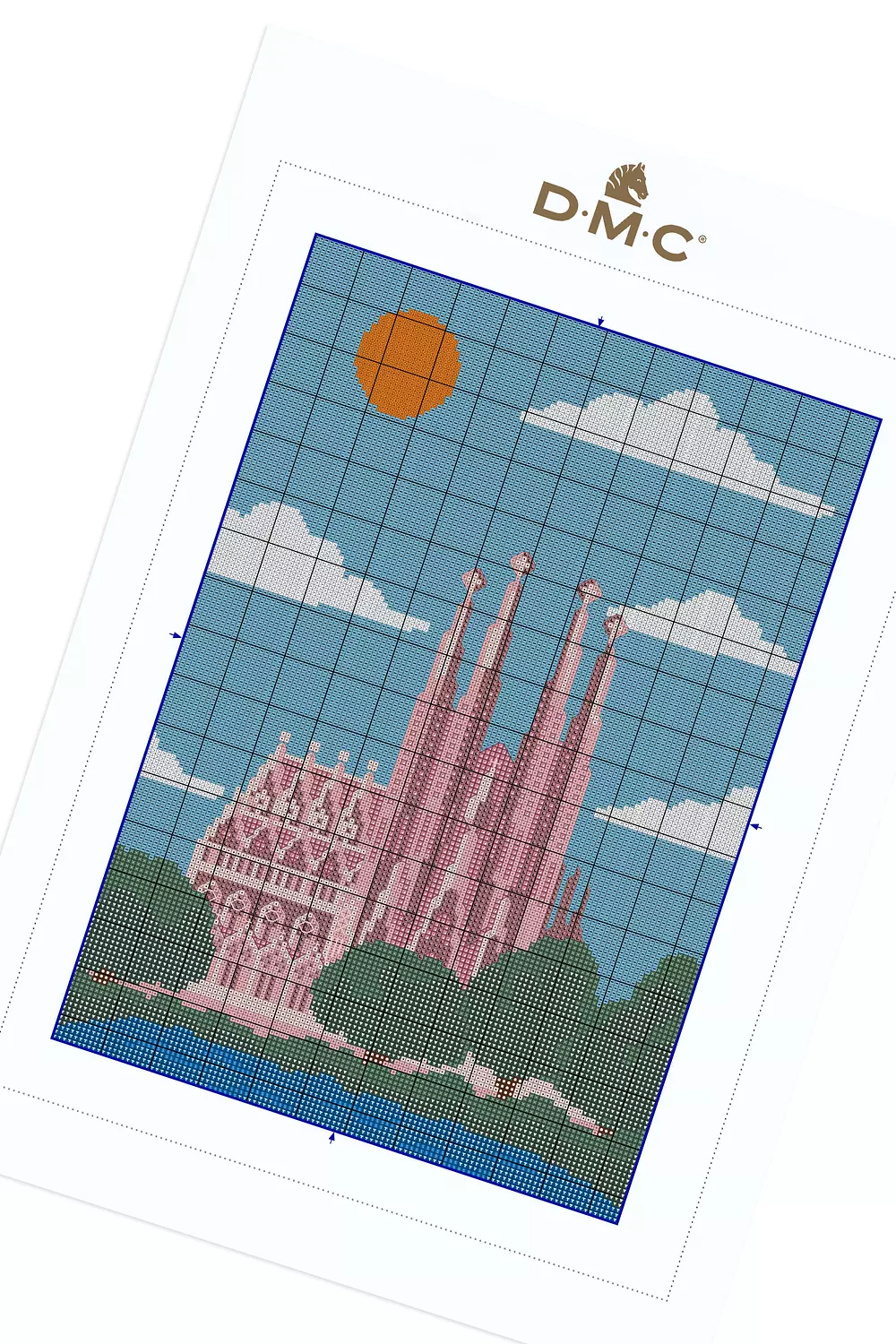 Sagrada Familia Cross Stitch Pattern / World Landmarks Series 