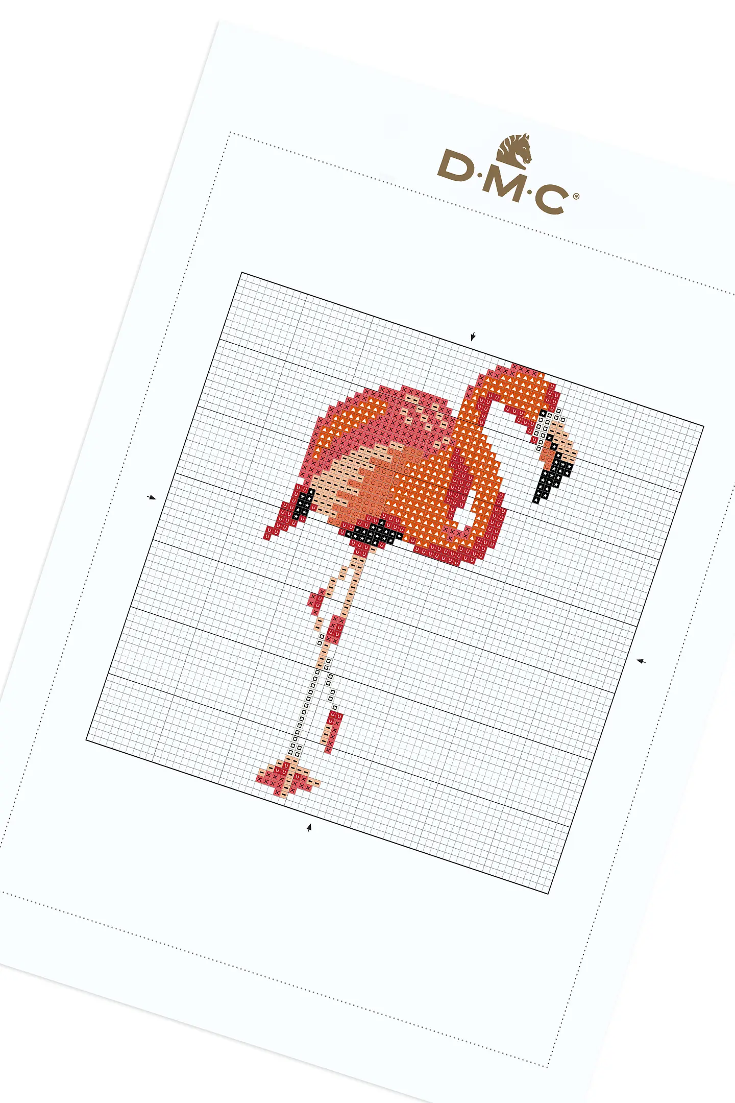 Flamingo cross-stitch Pattern