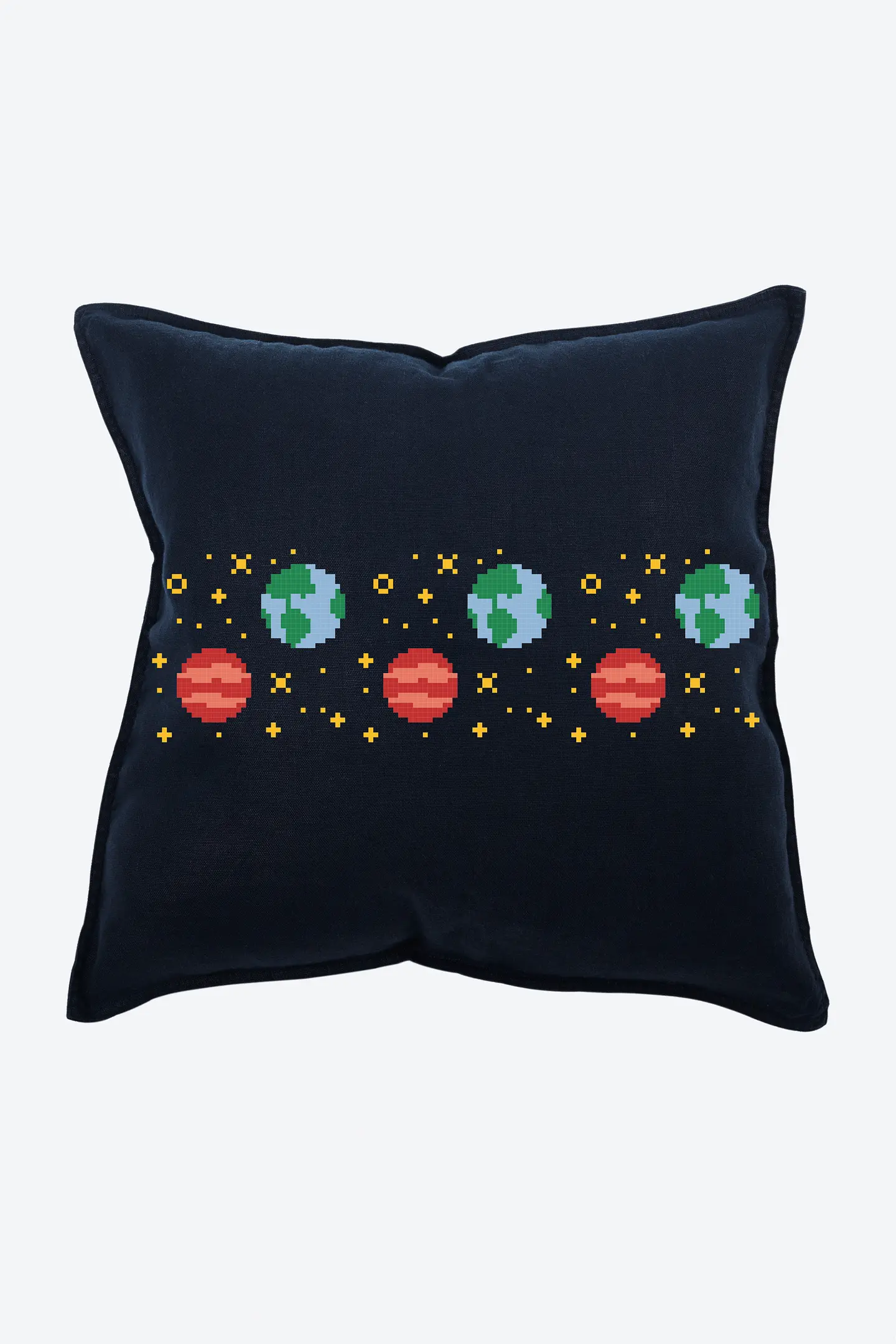 Earth and Mars Cross Stitch Pattern