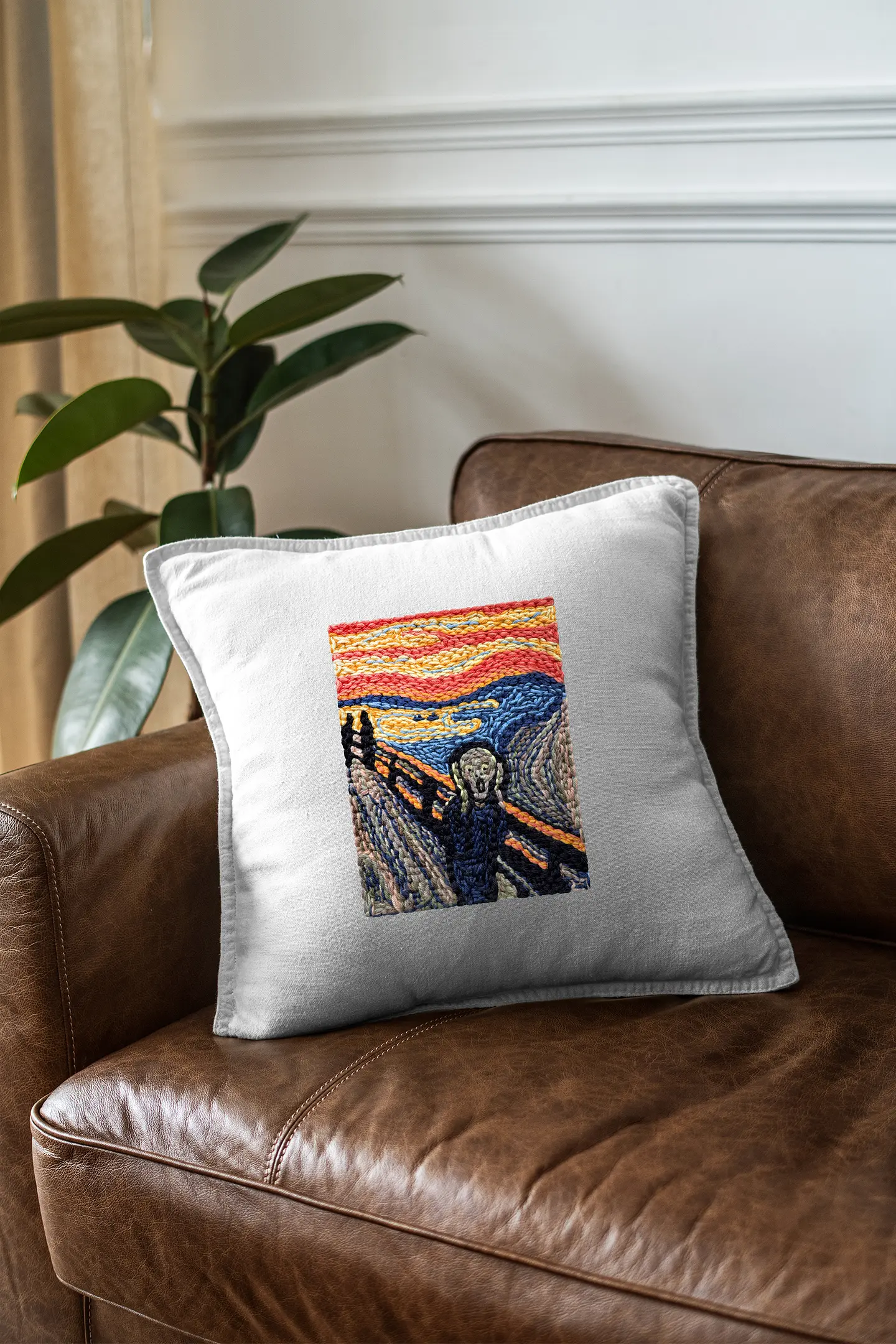 The Starry Night by Vincent van Gogh - Intermediate Punch Needle