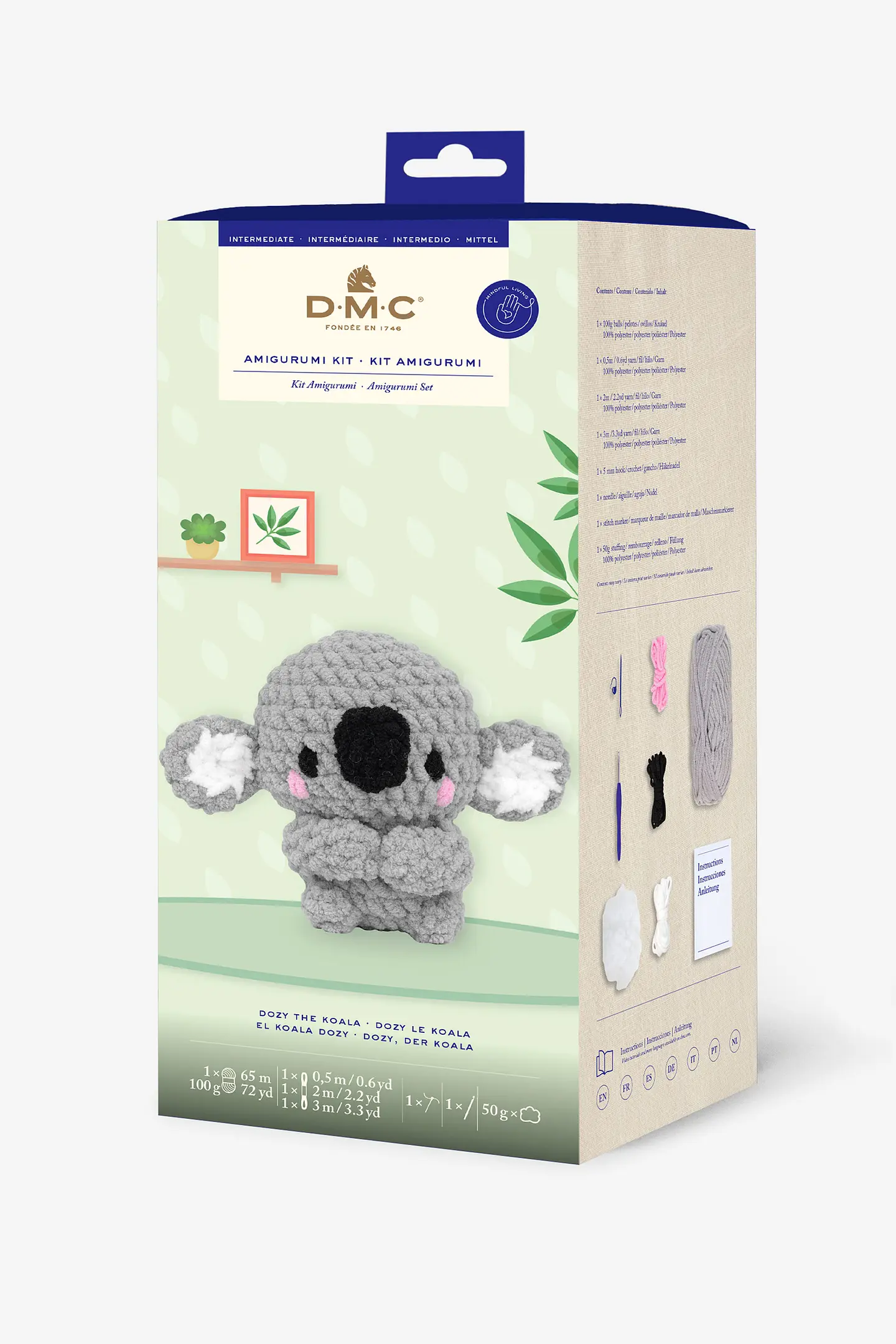 Dozy the Koala XL Intermediate Amigurumi Crochet Kit