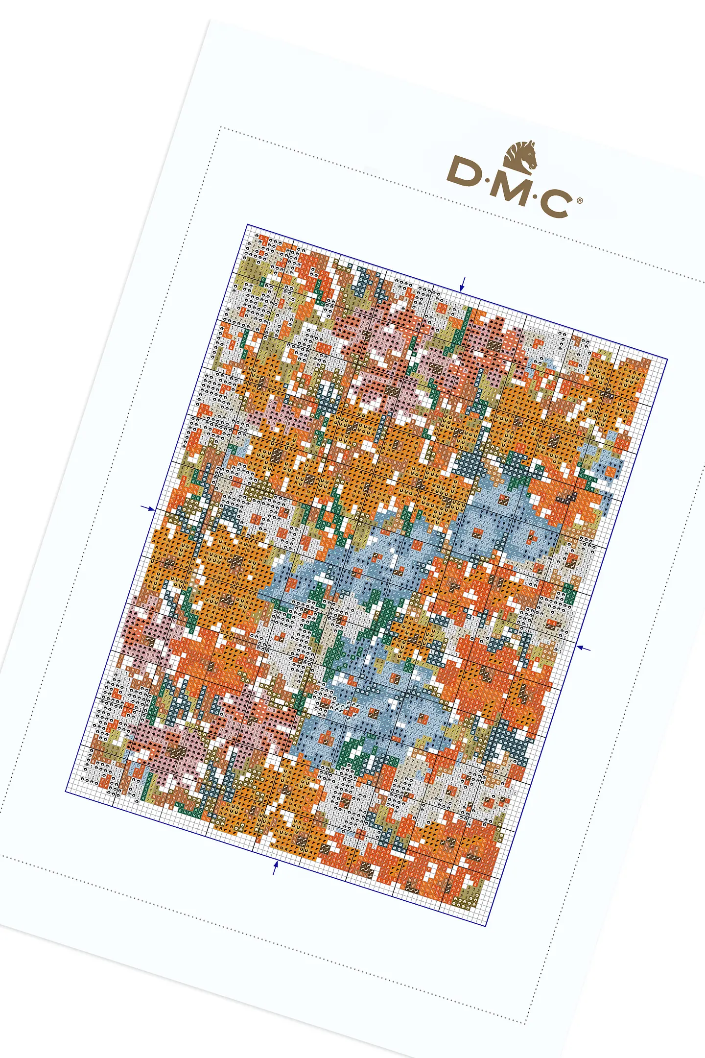 花の草原（Flower Meadow） - 刺繍図案（中級）