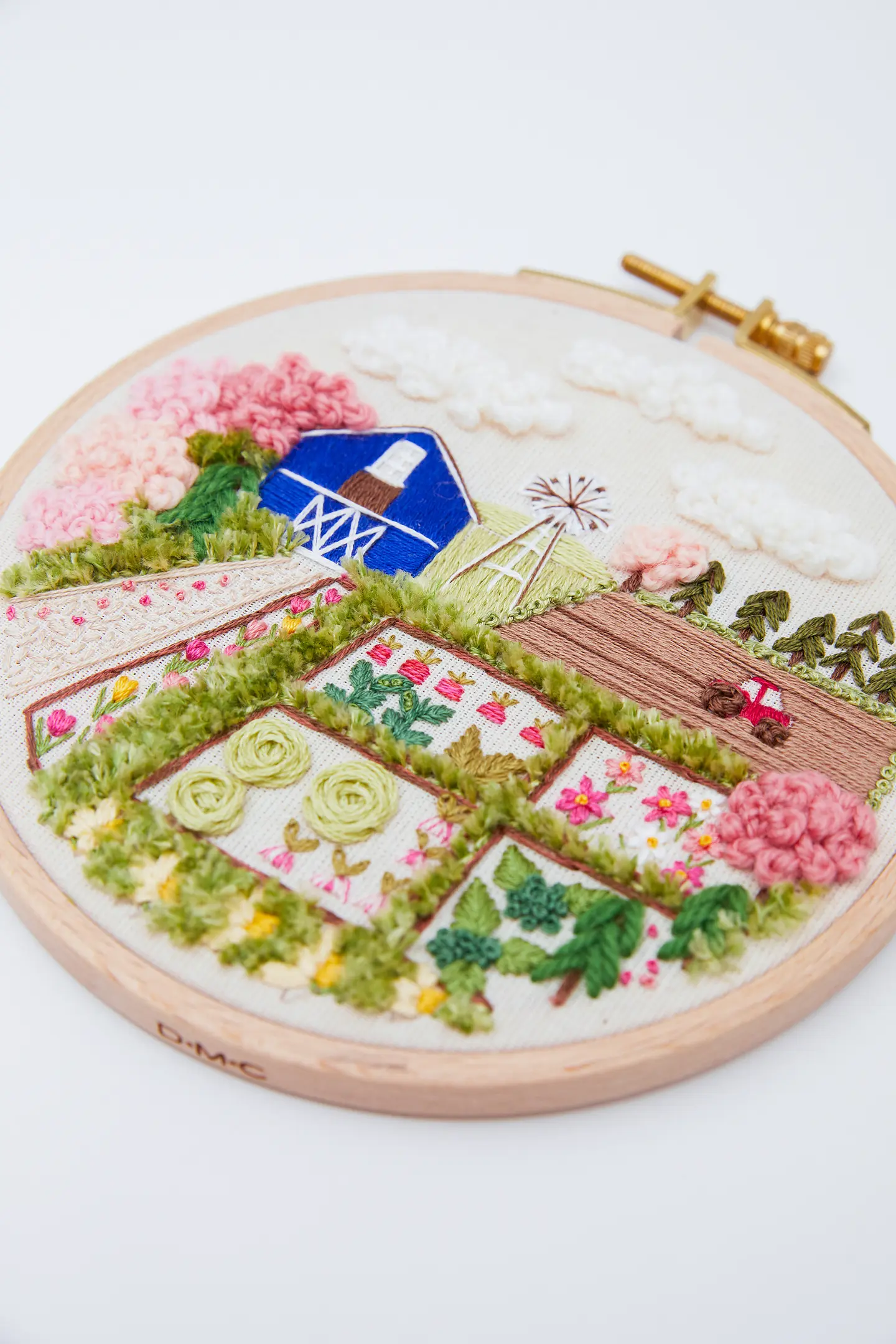 Sewbeeeit x DMC「春」- 刺繍図案（上級）