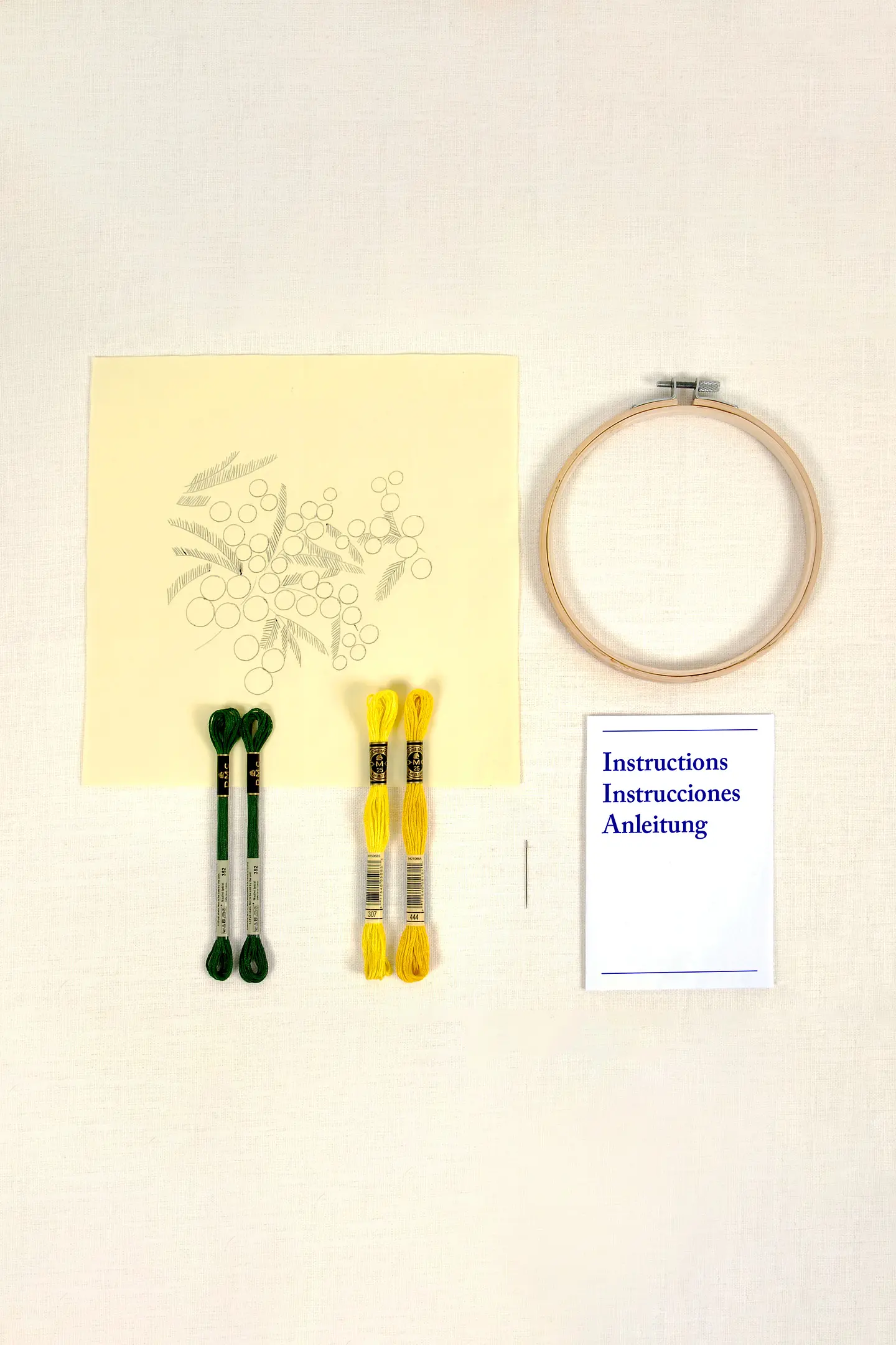 専用出品【ミモザ様】 nu-nos original good fabric】mimosa ｜ダブルガーゼ ミモザ 花