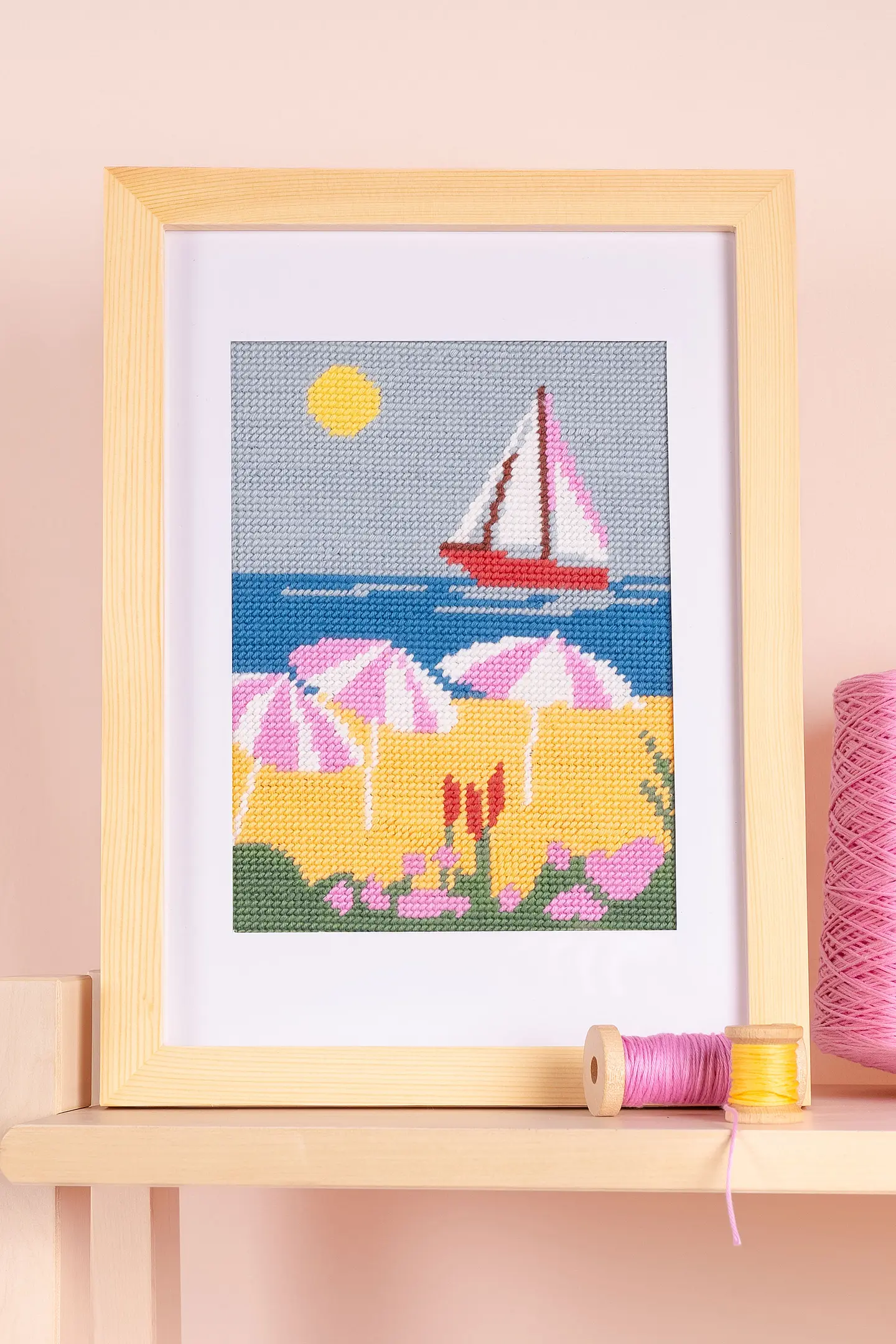 Colorful Needlepoint Canvas NeedlepointUS: Flower Shop - Hand-Painted Needlepoint Canvas  main image 4