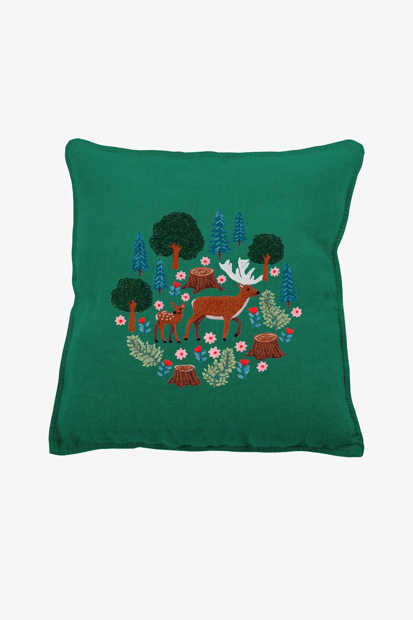 ウッドランド フォーン/森の子鹿 - 刺繍図案(初級)