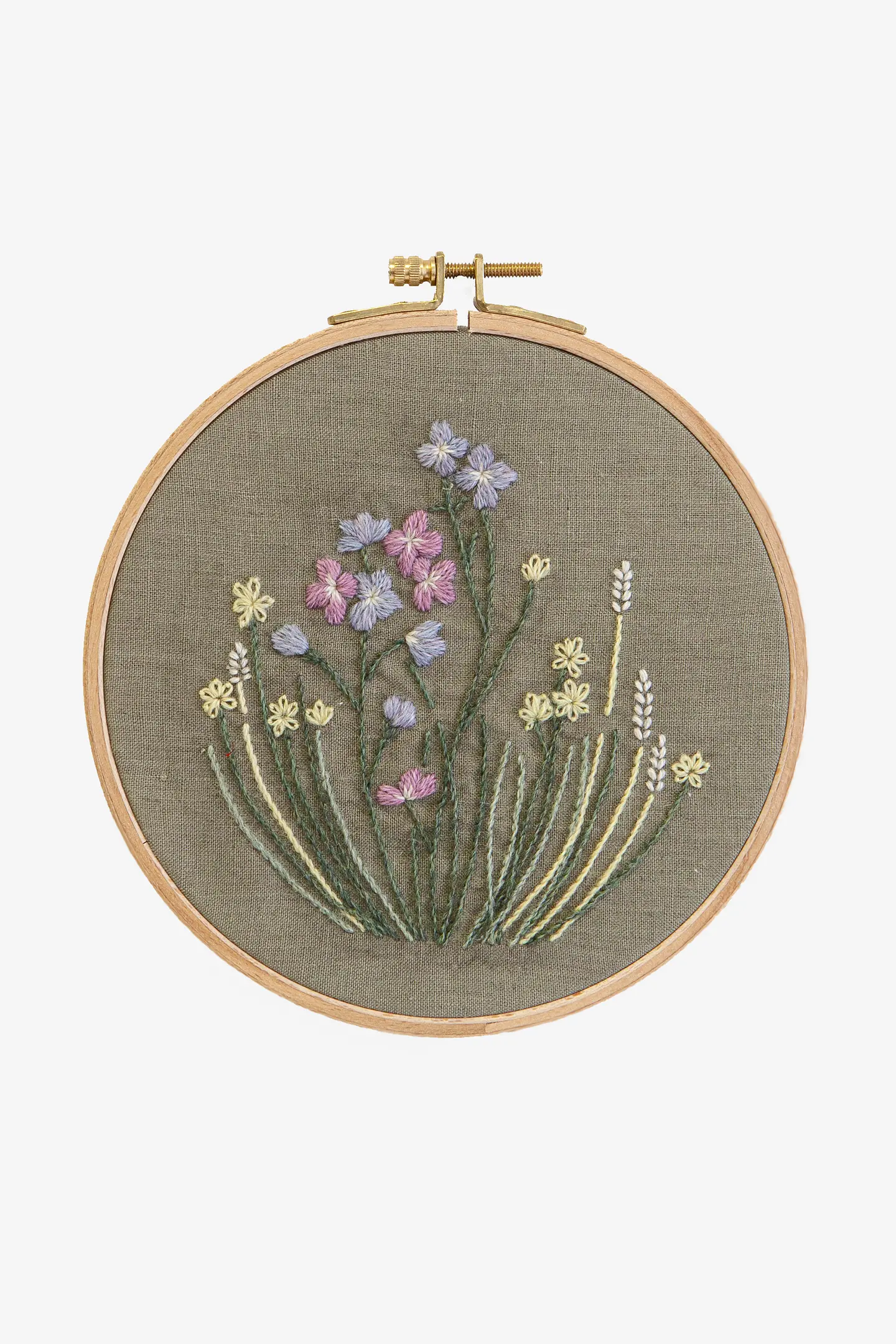 ハンドメイド「草原」 草原- 刺繍図案（初級）