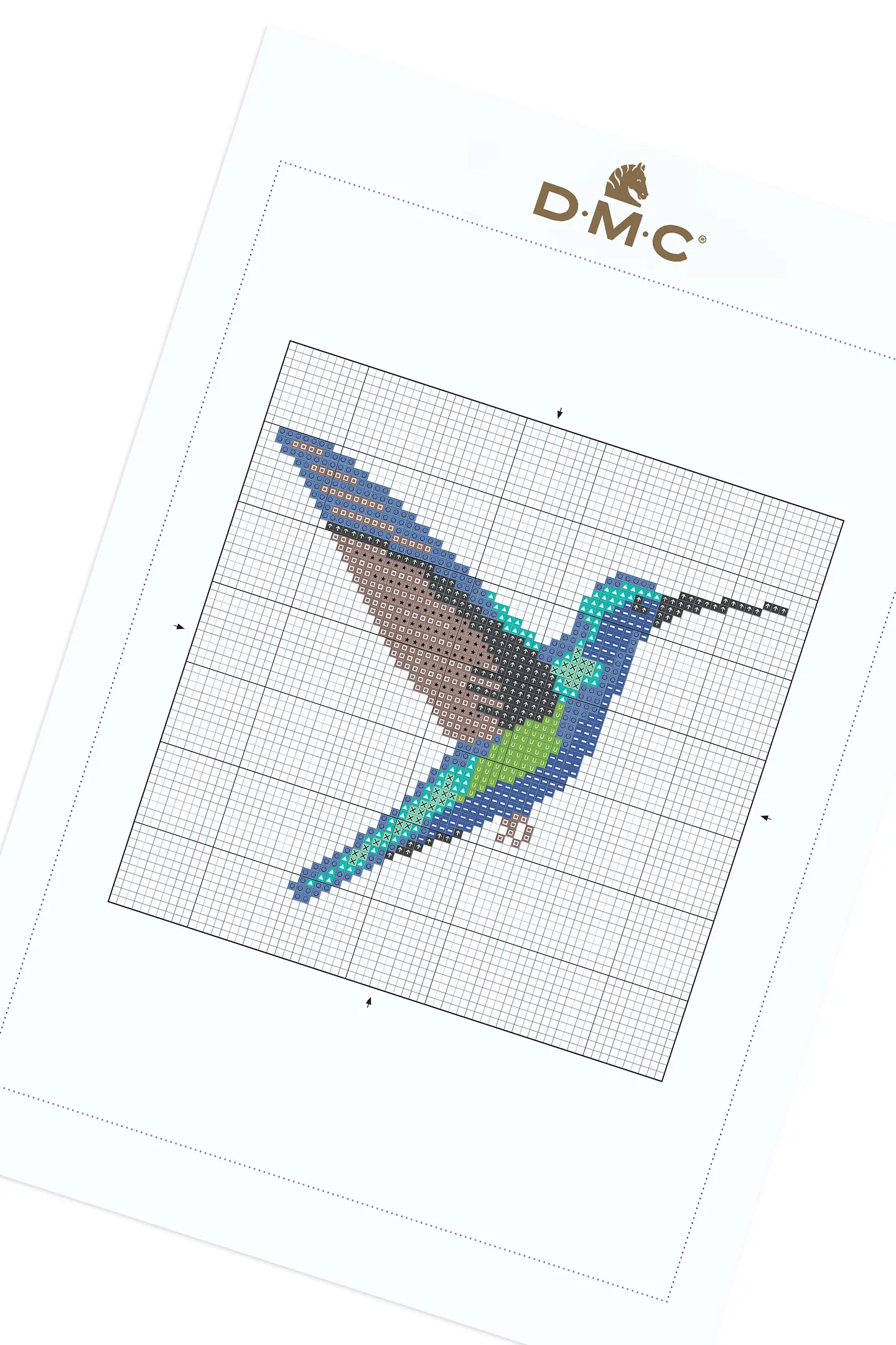 Hummingbird cross-stitch Pattern