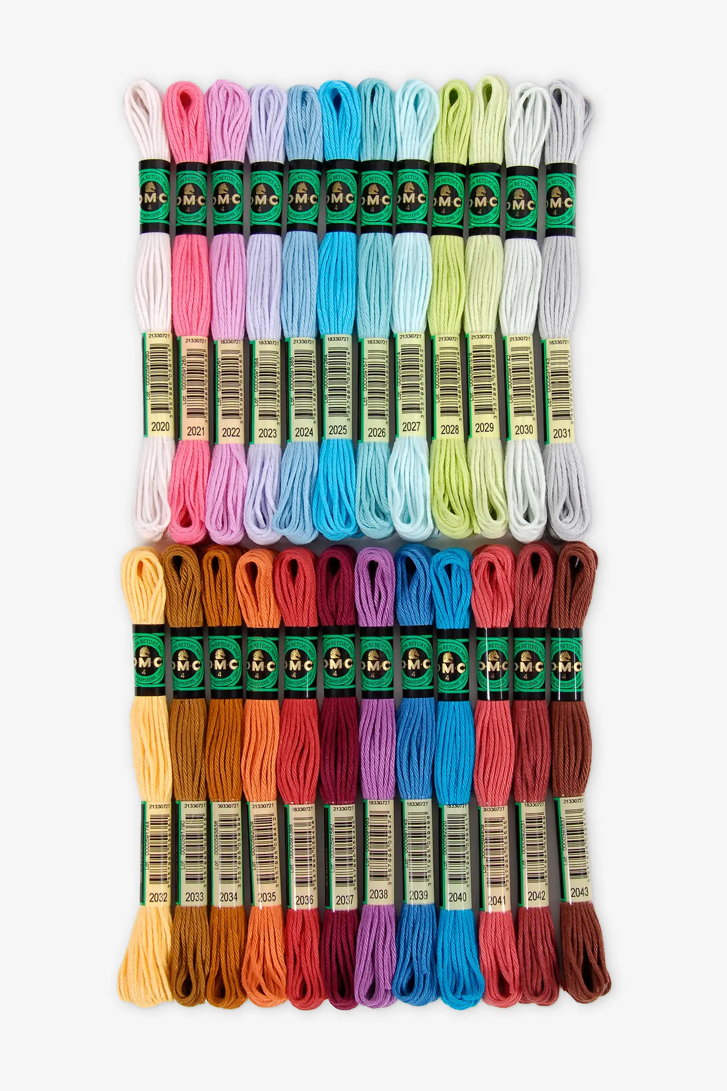 Collector's Box 24 Shades Soft Cotton Thread