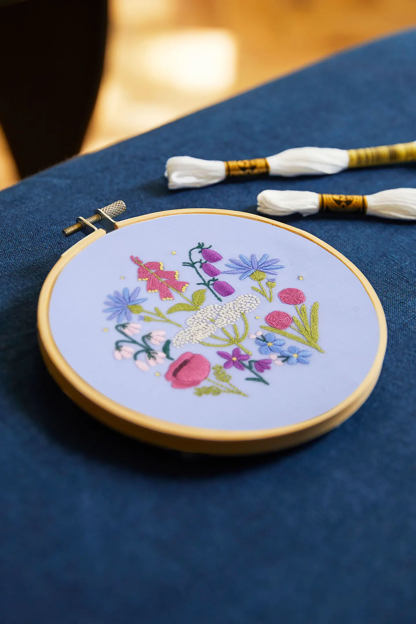 グラデーション 蝶刺繍 長綿 100% 恒洽家纺コットン 4 くつろぎの香り【公式 30粒: コーン ラベンダー ウェブショップ花世界 パープル 点セット シーツ・カバー