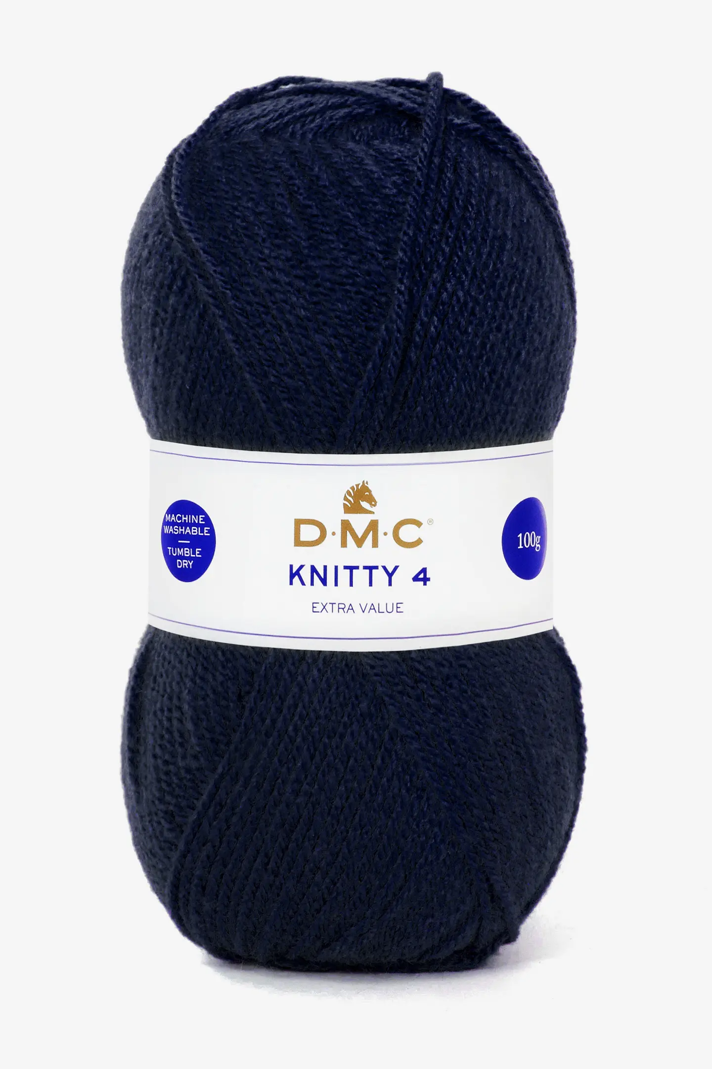 Lot De 10 Pelotes Acrylique DMC Knitty 4 - Couleur Jaune (978) - 50g / 140m Par Pelote