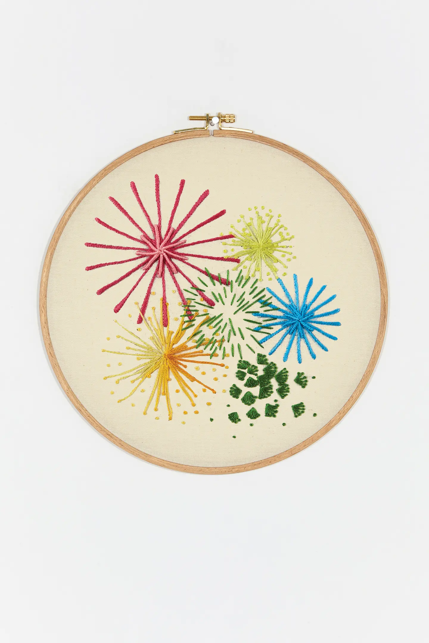 The Fireworks Embroidery Pattern