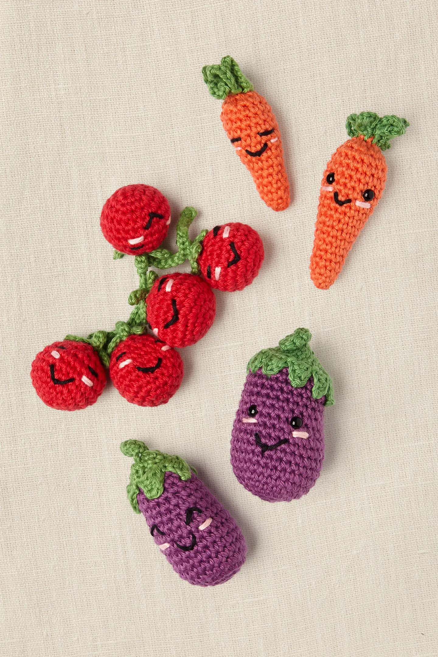 Veggie Pals Intermediate Amigurumi Crochet Kit