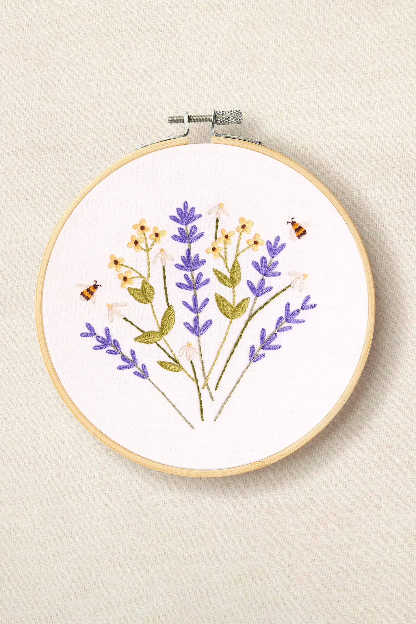Botanical Wild Flowers by Aurora Menendez Intermediate Embroidery Kit