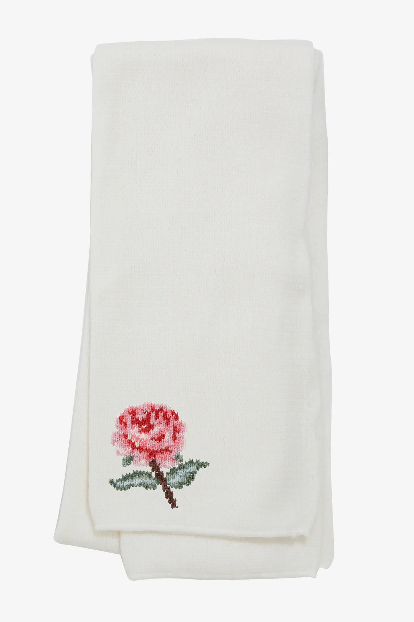 Duplicate Stitch Rose Intermediate Embroidery Pattern