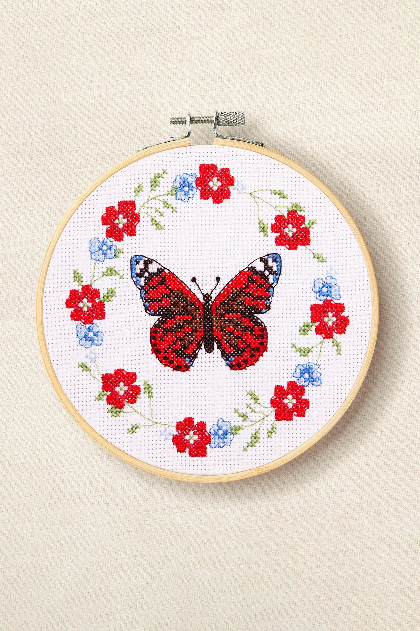 Butterfly Blooms by Jo Aston Intermediate Cross Stitch Kit