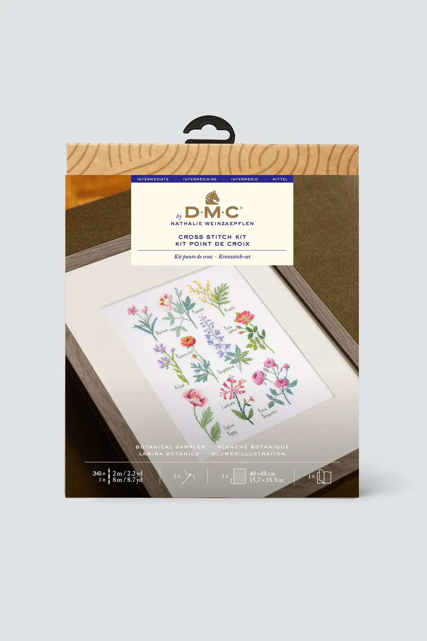 Botanical Sampler by Nathalie Weinzaepflen Intermediate Cross
