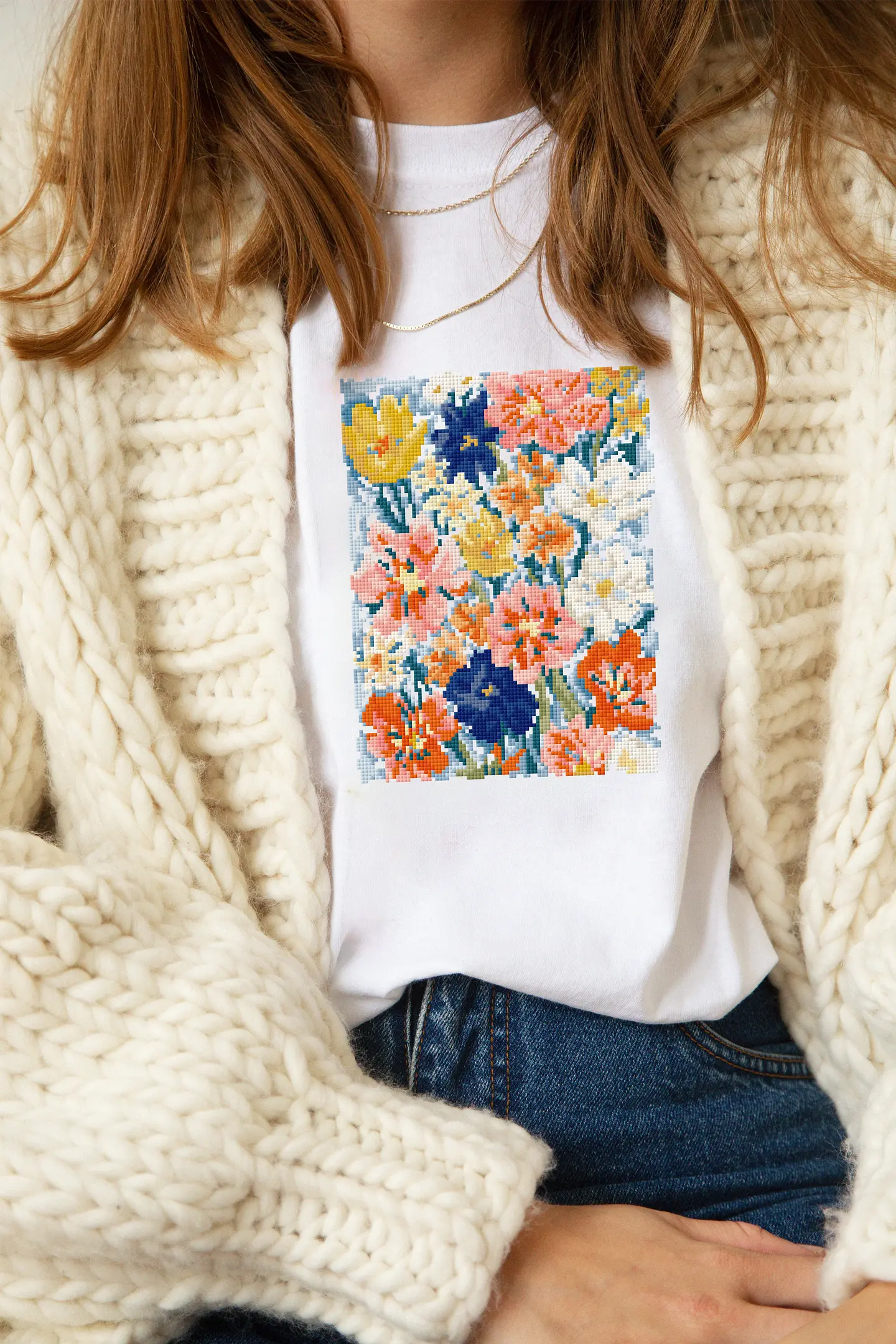 布花作品♡チャーミングな薔薇たち 刺繍糸だけで作ったミニチュアのバラの花束🌹 （茎だけワイヤー