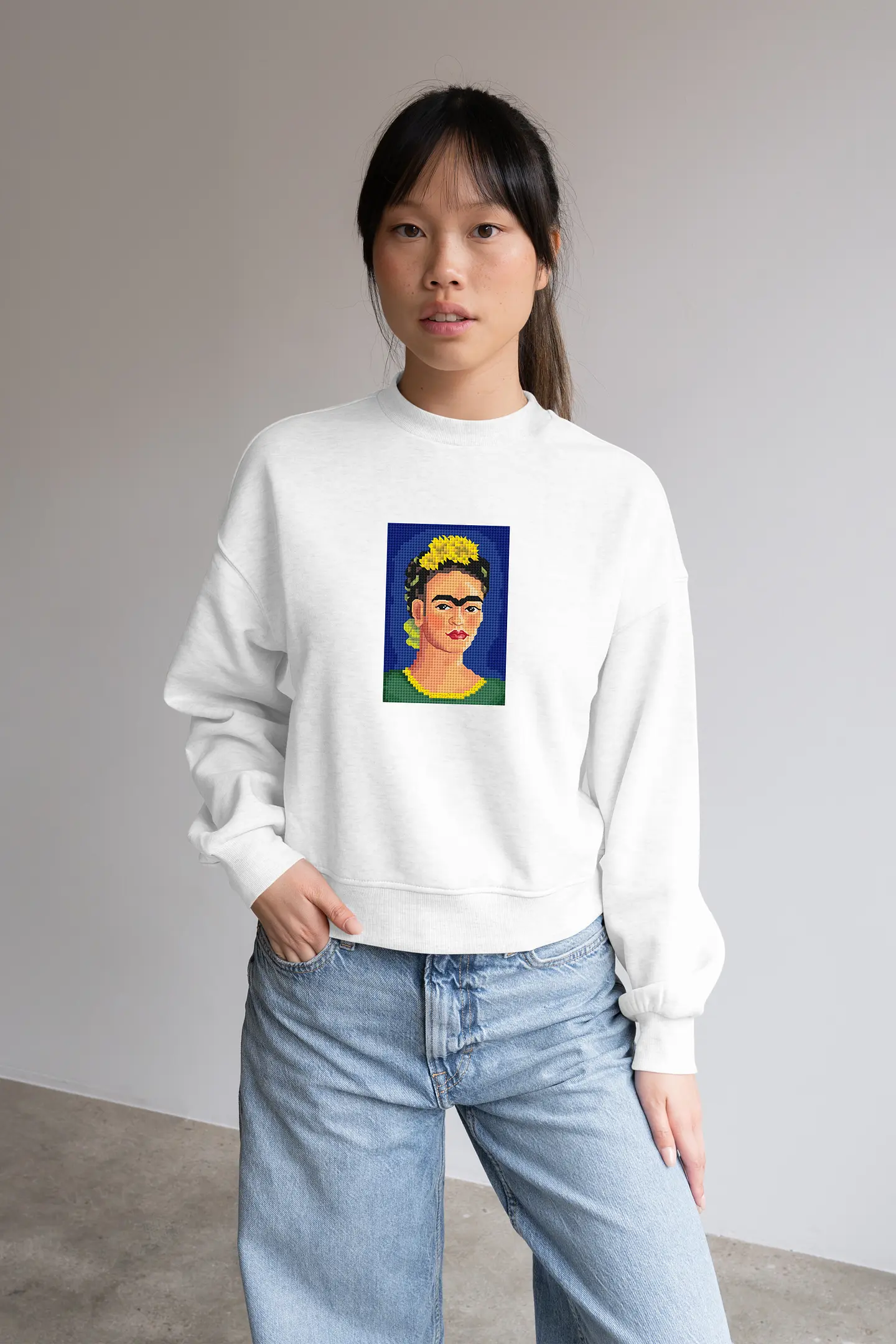 The Frame by Frida Kahlo - Mini Intermediate Cross Stitch Pattern