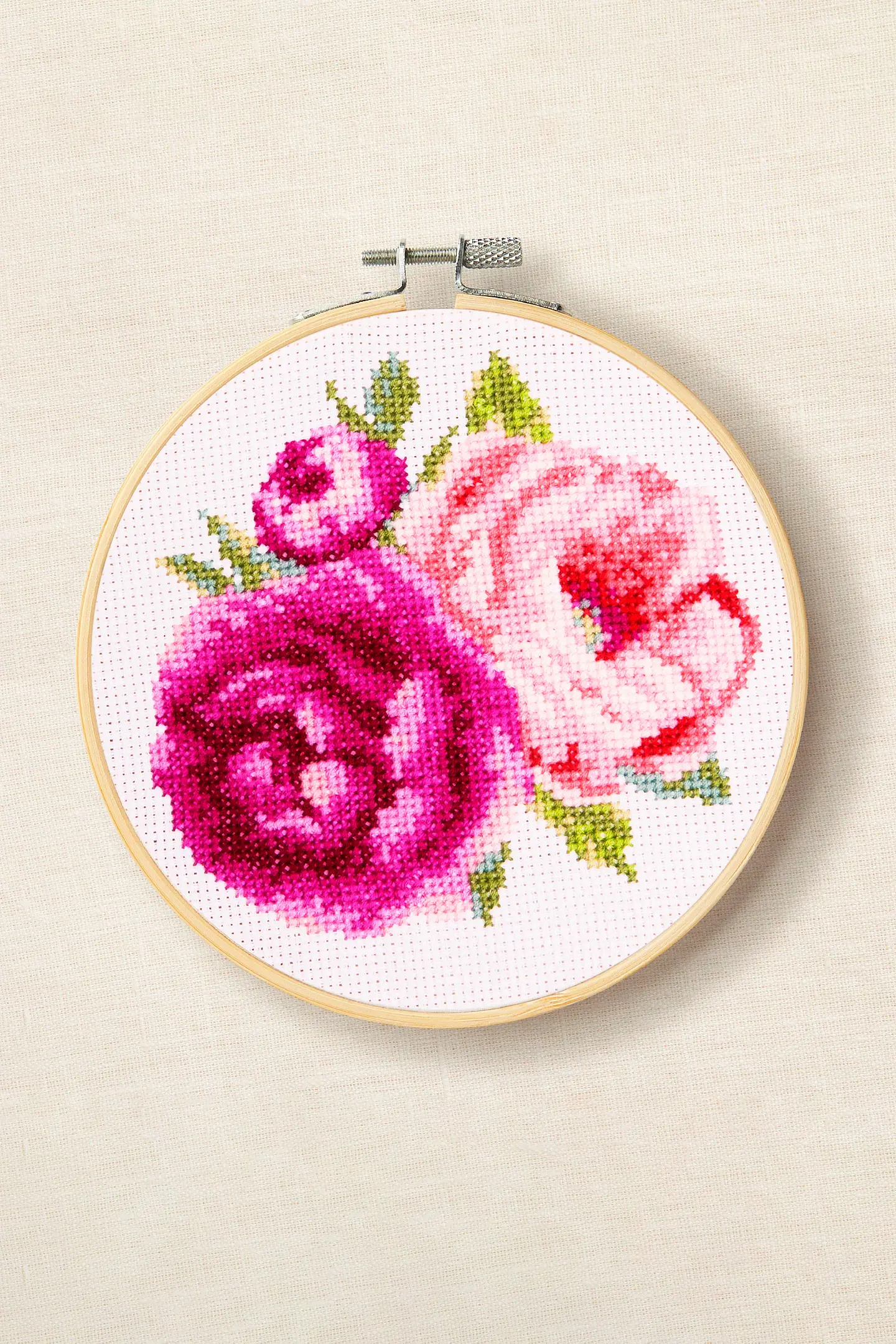 Pink Peonies ピンク ピオニー by Aksinya Nizhnik - クロスステッチ