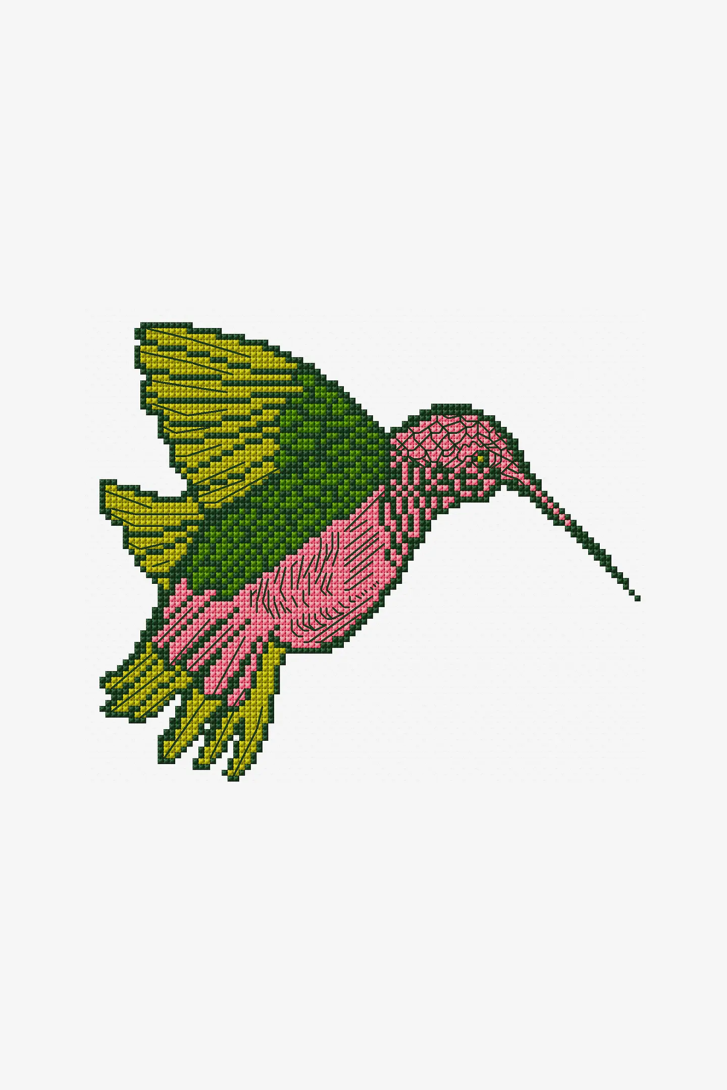 ハミングバード The Hummingbird Cross Stitch Pattern