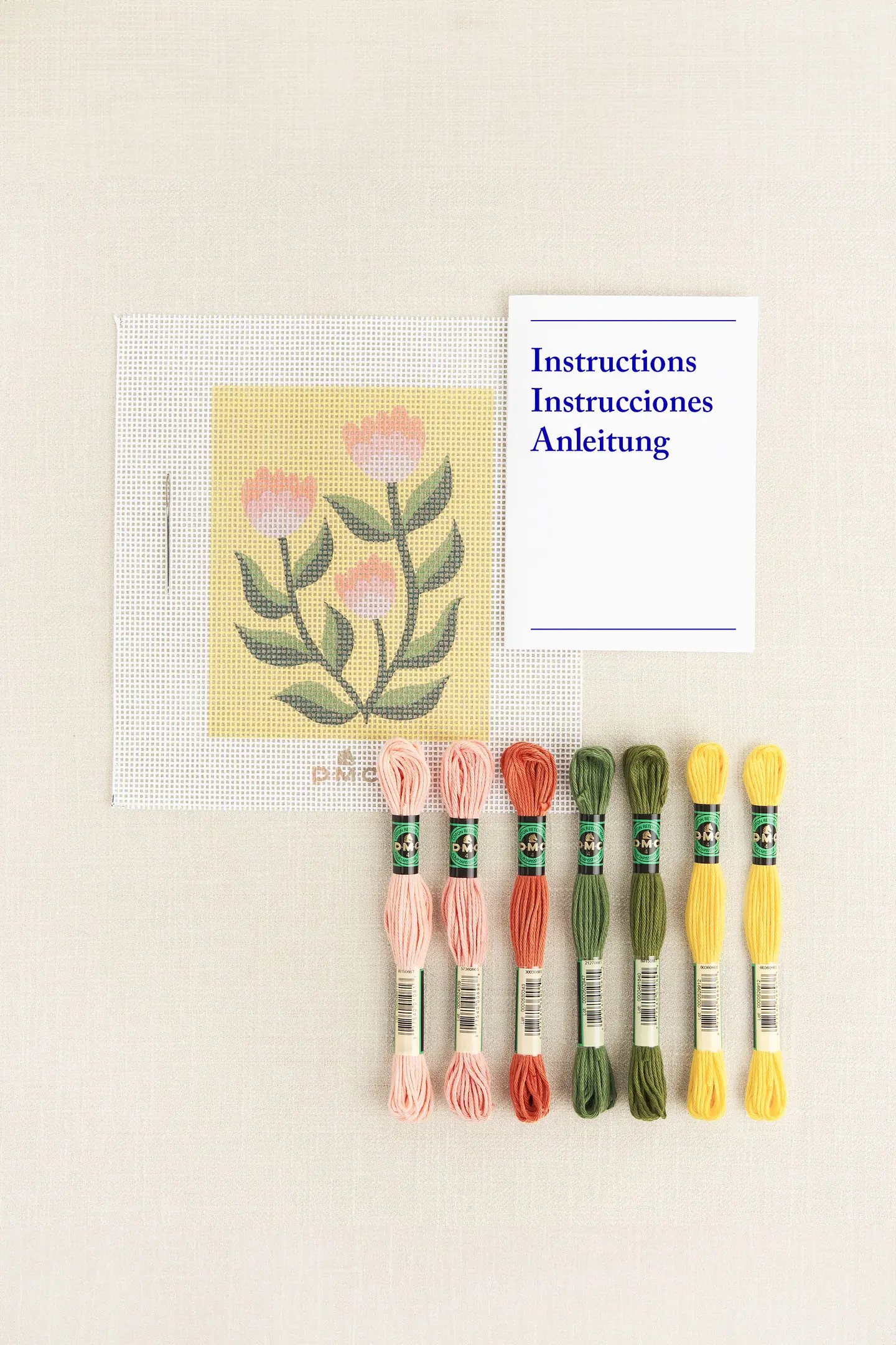 Summertime Dahlia by Abi Skinner Easy Tapestry & Needlepoint Kit