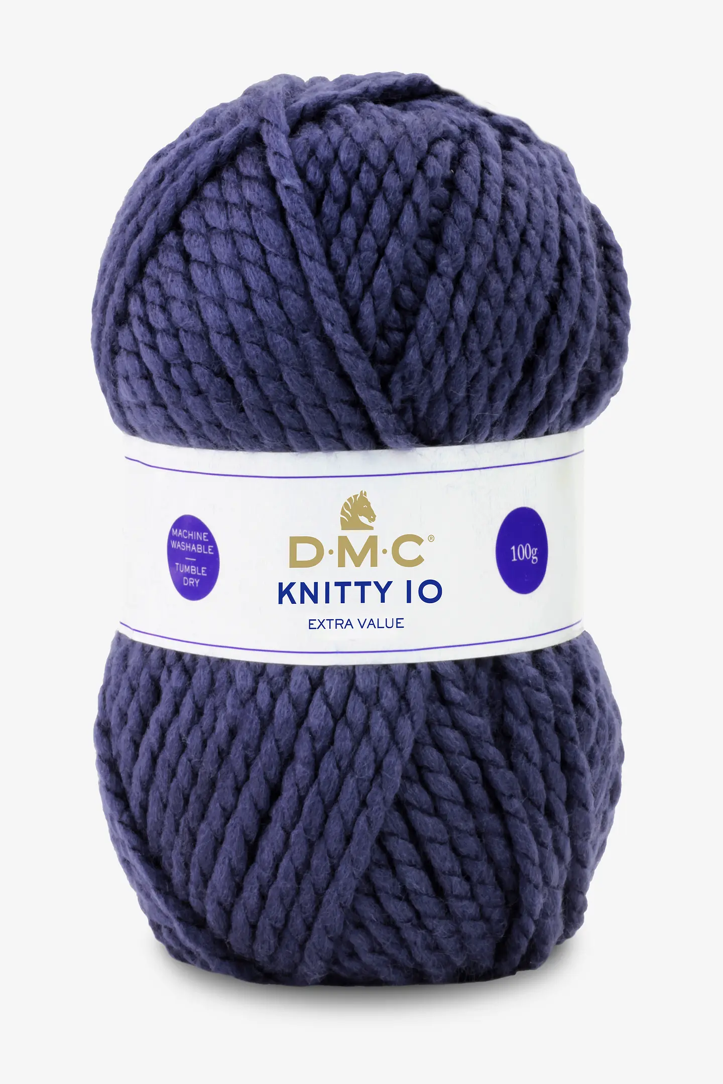 Cygnet Confezione 5 Gomitoli Lana Doppia Maglia DK – Blu Saxe, 100% Acrilico, 298m Per 100g, Lavabile