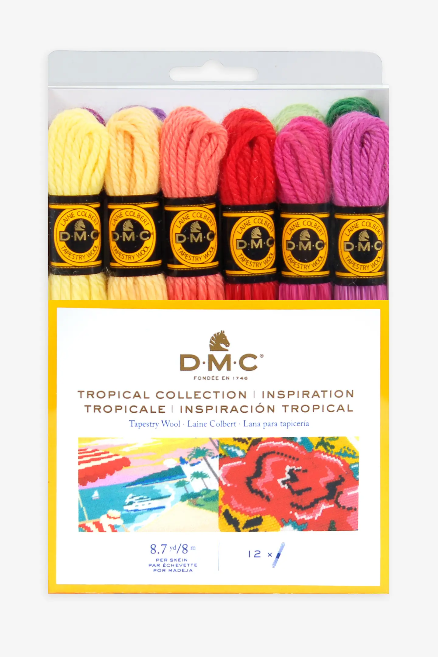 【Tamme】 TOROPICAL WOOL MK3 The Tropical Collection Tapestry Wool 12 Pack