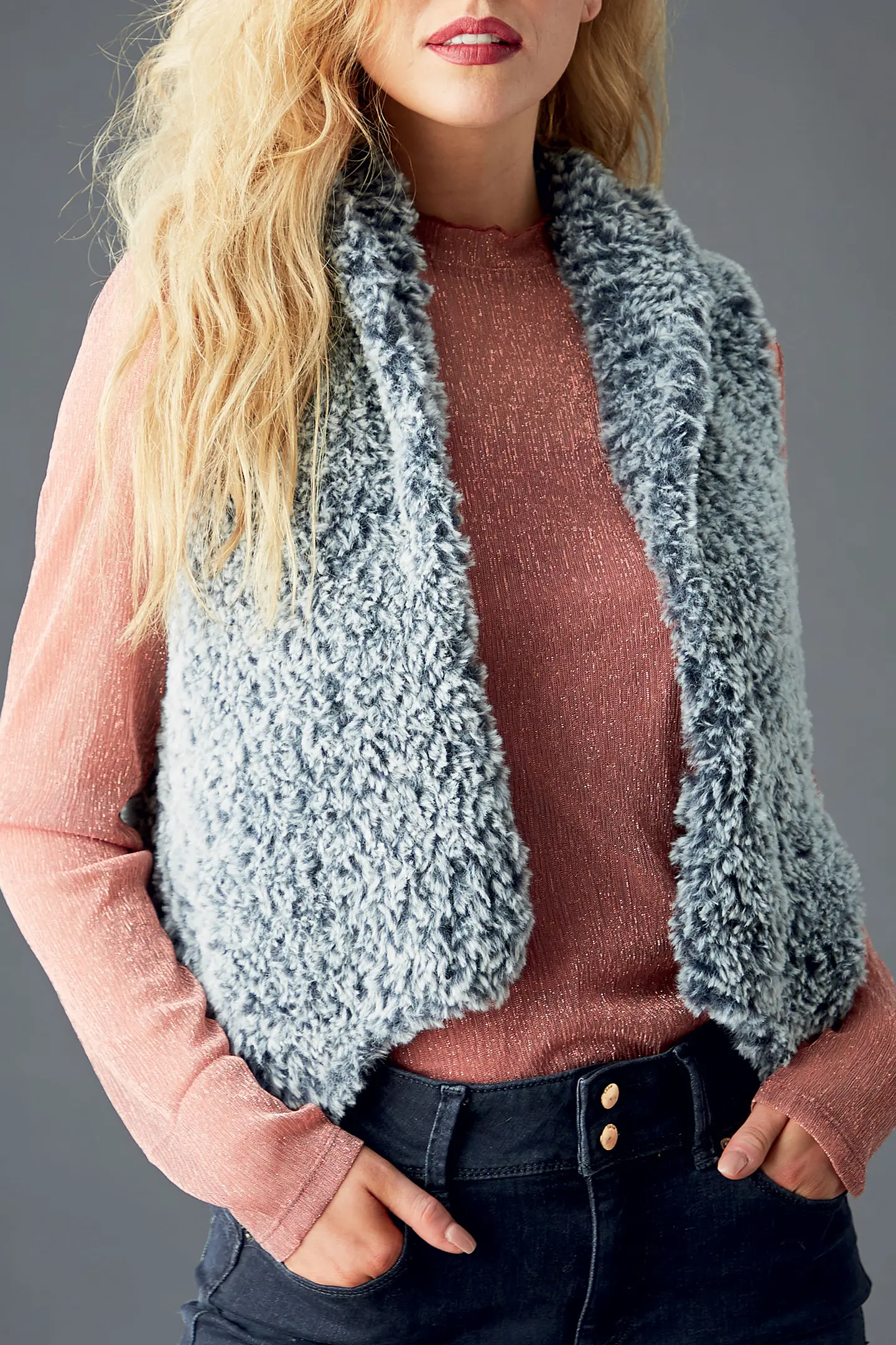 L'Appartement  Mouton×Knit VEST 2021AW Vests & Fleeces – The Mercantile London