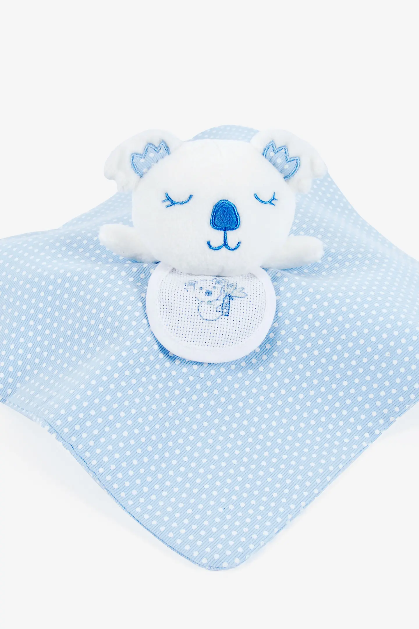 DMC Doudou Koala à Broder Coloris Bleu – Kit Complet Pour Naissance, 24x24 Cm